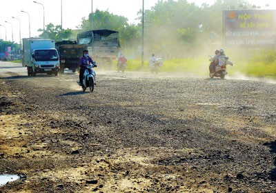 National Highway 1A will be upgraded and broadened (Photo: SGGP) National Highway 1A will be upgraded and broadened (Photo: SGGP)